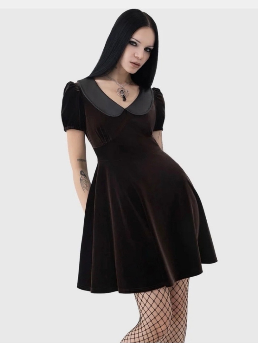 Killstar XL women’s dress with collar